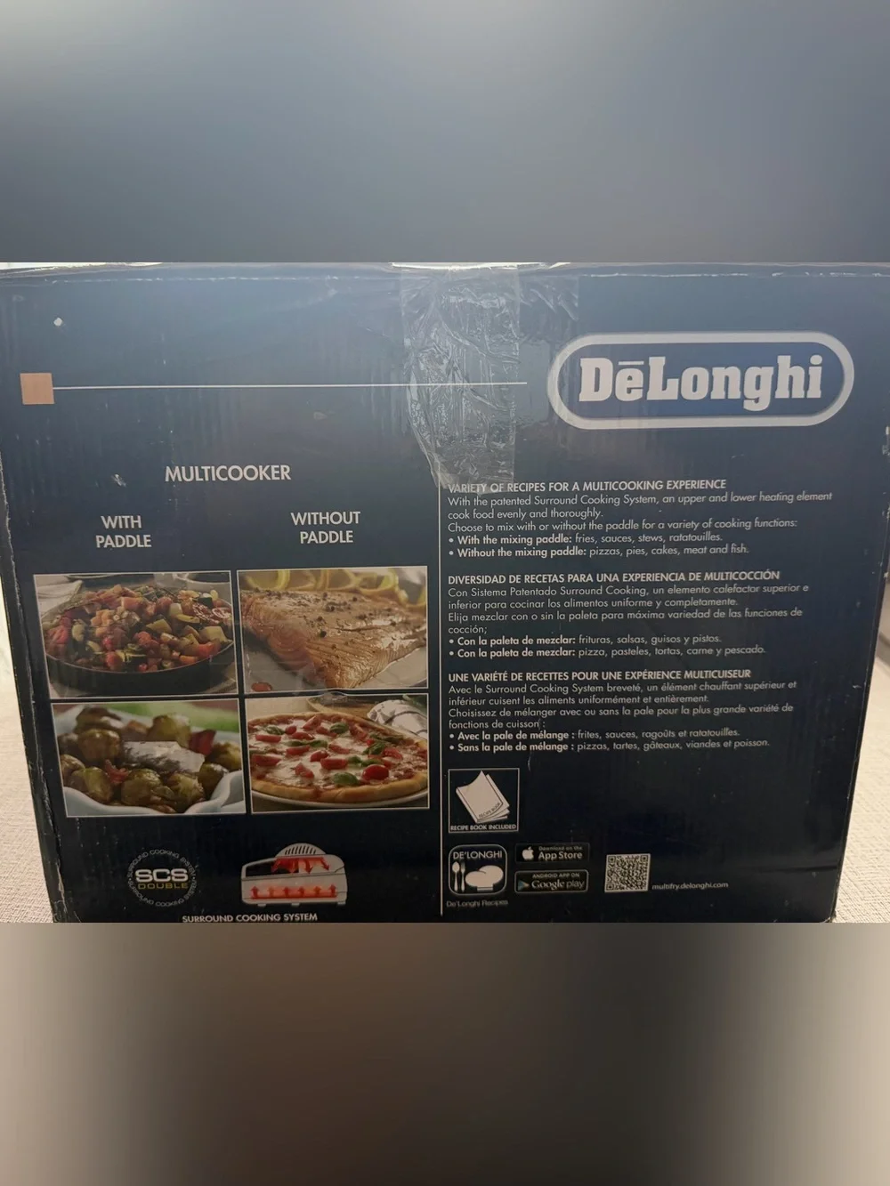 NIB DeLonghi MULTI FRY THE MULTICOOKER